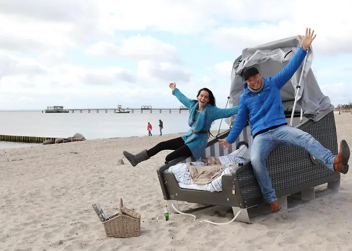 Schlafstrandkorb Nr 2 Luxe tent Kellenhusen